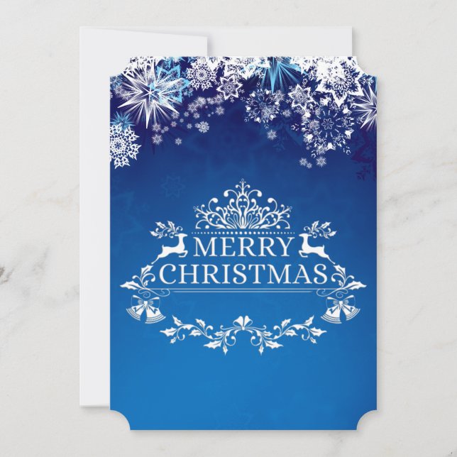 Custom Winter Wonderland Christmas Holiday Card (Front)