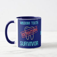 Custom Wisdom Tooth Extraction Survivor. Cheerful