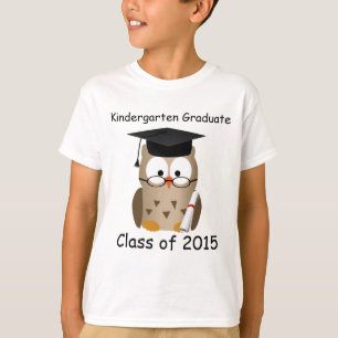 Custom Wise Owl Kindergarten Graduate Kids Shirt