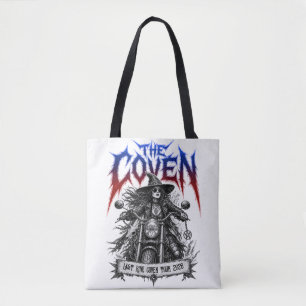 Custom Witch Bachelorette Last Ride Coven Tour Tote Bag