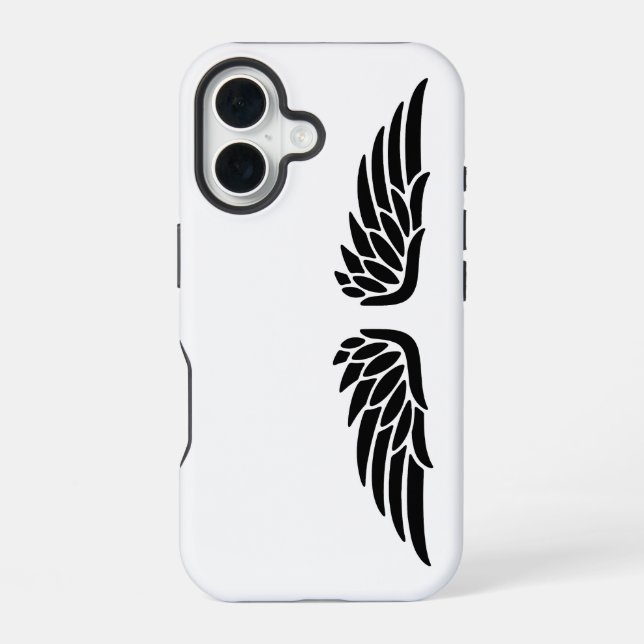 Custom with eagle wing iPhone 16 Case (Back)
