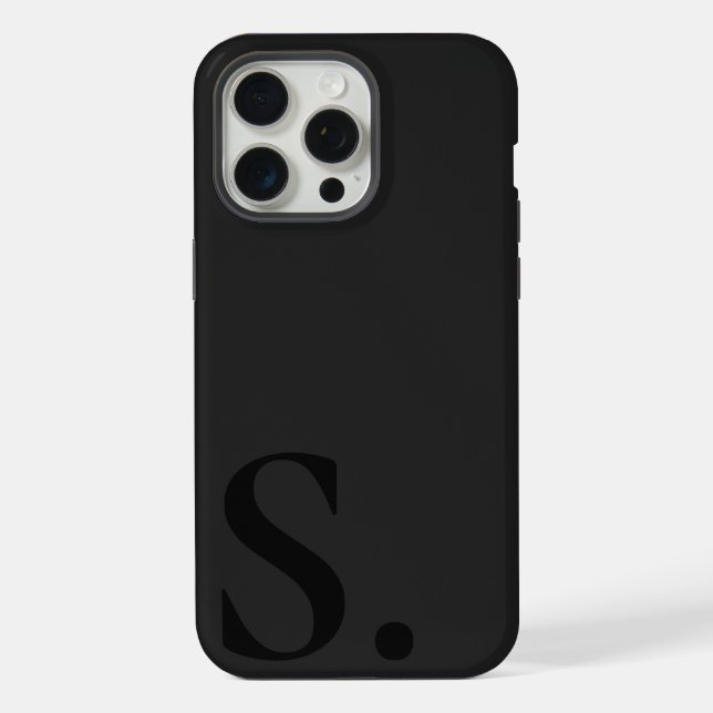 Custom with Initial Name iPhone Case (Back)