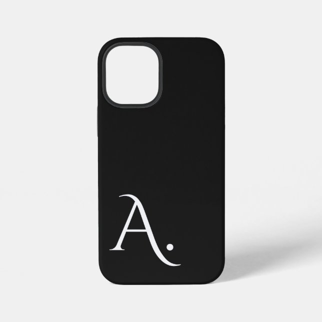 Custom with Initial Name iPhone Case (Back)