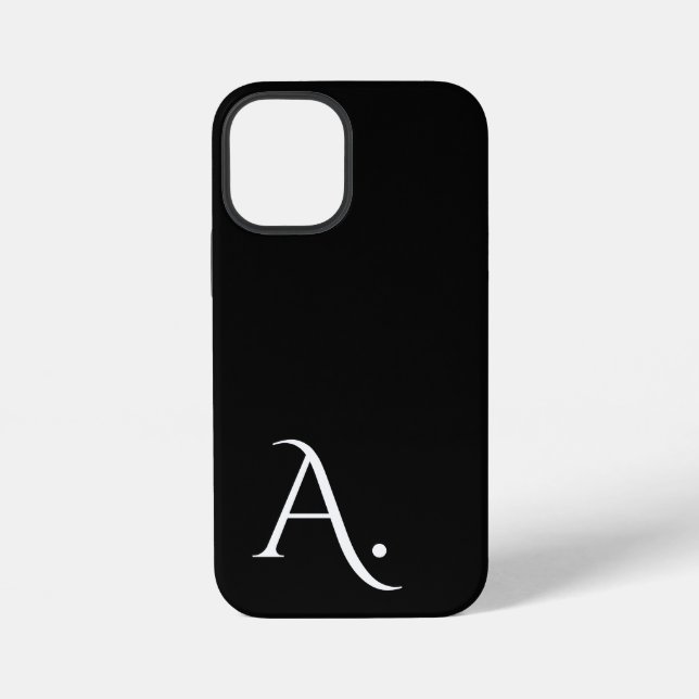 Custom with Initial Name iPhone Case (Back)