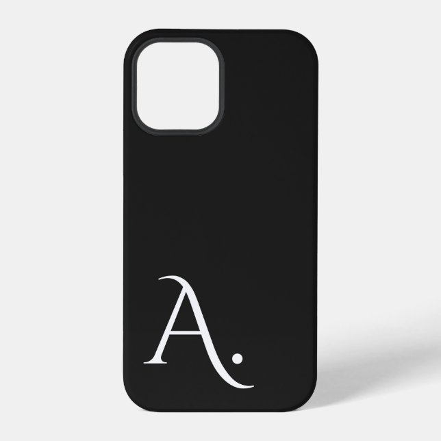 Custom with Initial Name iPhone Case (Back)