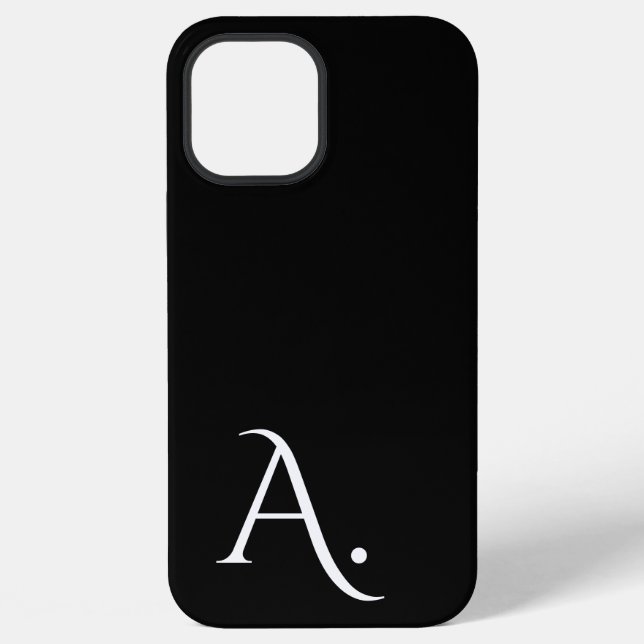 Custom with Initial Name iPhone Case (Back)