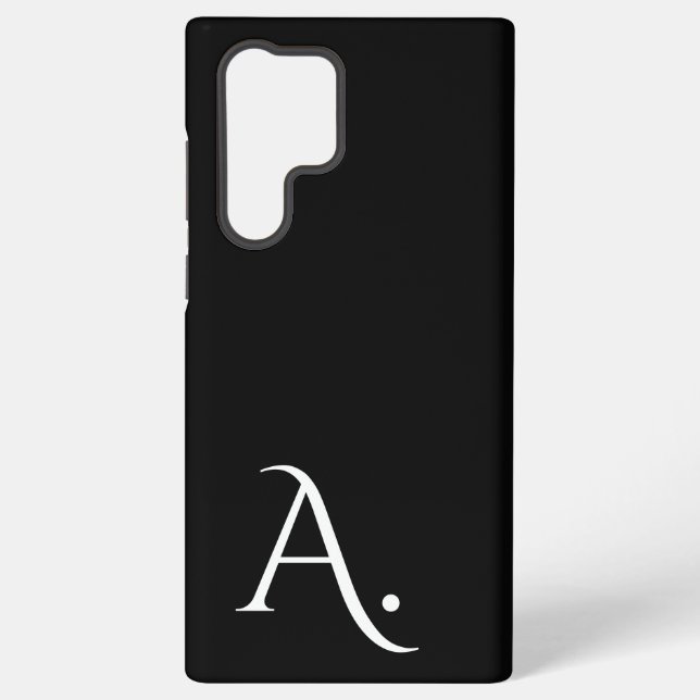 Custom with Initial Name Samsung Galaxy S22 Ultra Case (Back)