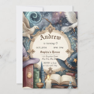 Custom Wizards Magical Birthday Party Invitation