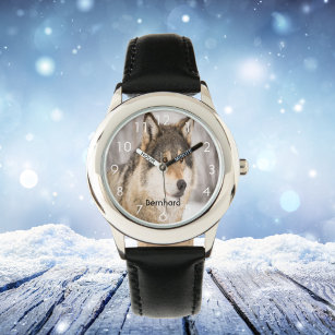 Wolf Wrist Watches Zazzle UK