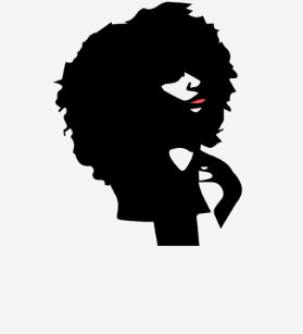 Afro Hair Silhouette Gifts Gift Ideas Zazzle Uk