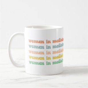 Custom Women in Medicine Retro Future Nurse Coffee Mug