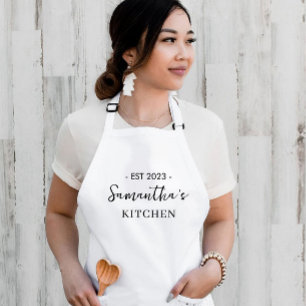 Custom Women Minimal Kitchen Apron