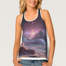 Custom Women's All-Over Print Racerback Tank Top