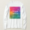 Custom Women's Basic Long Sleeve Black T-Shirt