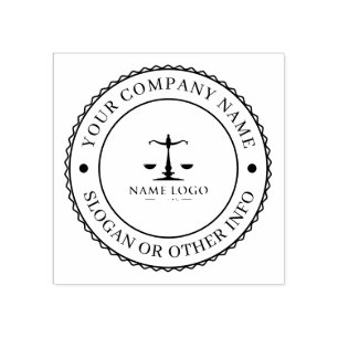 Custom wooden rubber stamp