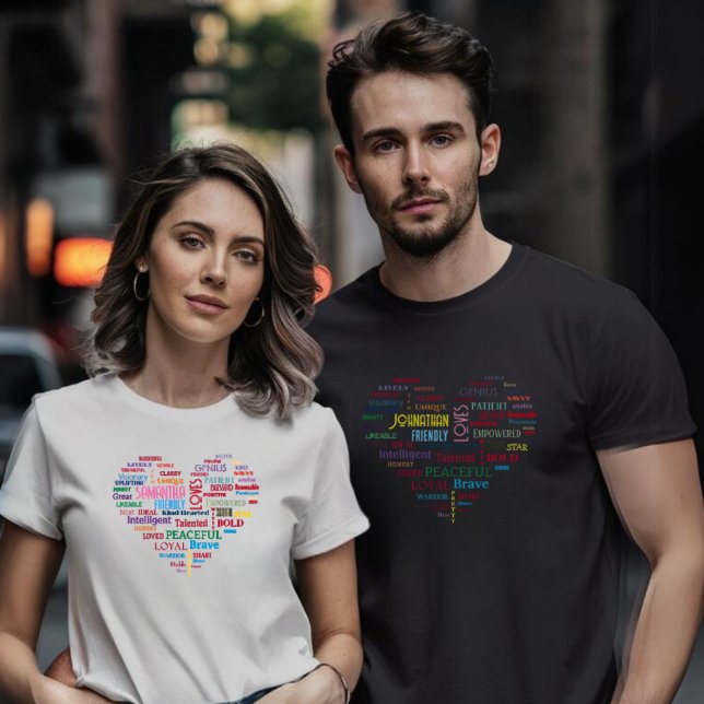 Custom Word Art Keepsake add Your words T-Shirt (Creator Uploaded)