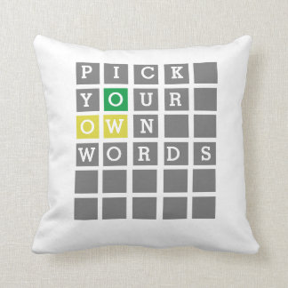Custom Wordle Cushion