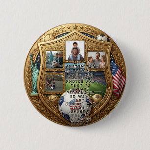 Custom World Cup Family 6 Cm Round Badge
