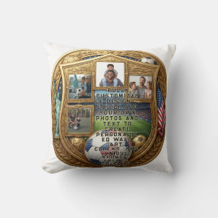 Custom World Cup Family Cushion