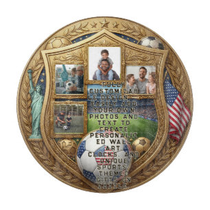 Custom World Cup Family Cutting Board