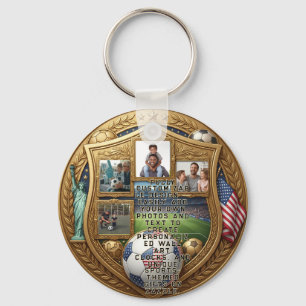 Custom World Cup Family  Key Ring
