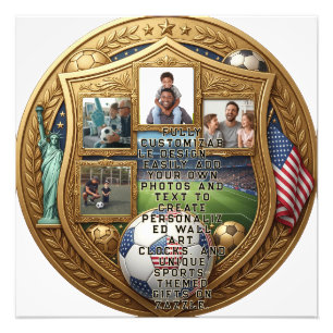 Custom World Cup Family  Photo Print