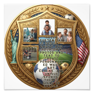 Custom World Cup Family Photo Print