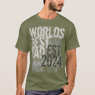 Custom Worlds Best Dad Grunge Graffitti Text Shirt
