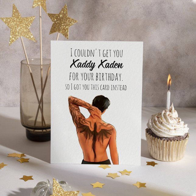 Custom Xaddy Xaden Bookish Funny Birthday Card (Creator Uploaded)