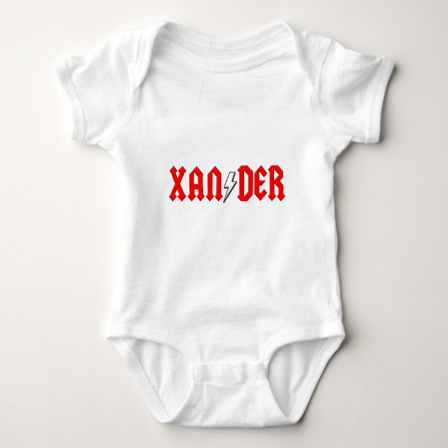 custom XANDER rock and roll shirt (Front)