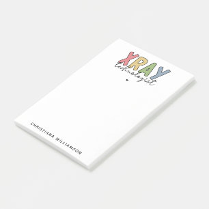 Custom Xray Technologist X-ray Tech Gifts Post-it Notes