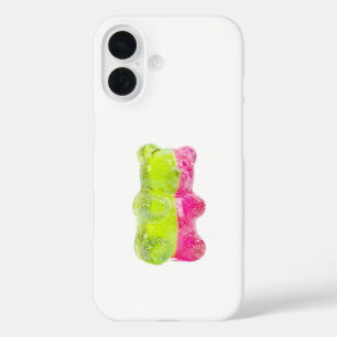 Custom Y2K 3D Jelly Gummy Bear Lime Green iPhone C 16 Case