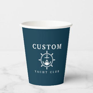 Custom Yacht Cups, Custom Yacht Gift  Paper Cups