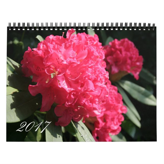 Custom Year 2017 Floral Photography Calendar (Cover)