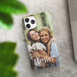 Custom Year Besties BFF Modern Script Photo iPhone 13 Pro Case<br><div class="desc">Best Friends Forever phone case in a modern trendy script design with your custom year your friendship was established. Surprise your Bestie with this fun,  sweet surprise!</div>