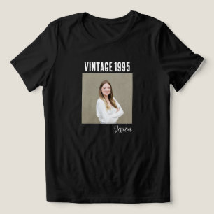 Custom Year Birthday 30th 40th Birthday Gift Tri-Blend Shirt