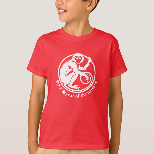 Custom Year | Chinese Year of the Monkey T-Shirts (Front)