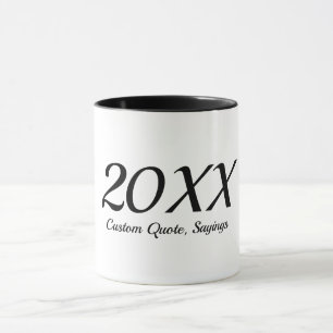 Custom Year Christmas Mug Personalised Holiday Gif