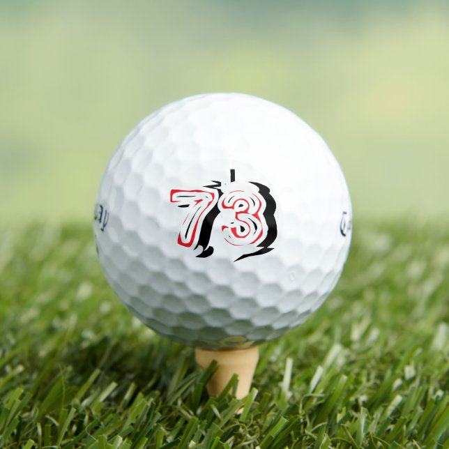 Custom Year Golf Balls - Birthday Gift Set (Insitu Tee)