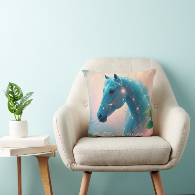 Custom Year of the Horse 2026 Cushion (Chair)