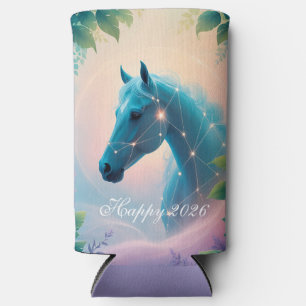 Custom Year of the Horse 2026 Seltzer Can Cooler
