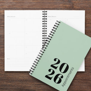 Custom Year, Text, Logo, Web URL, Appointment Planner