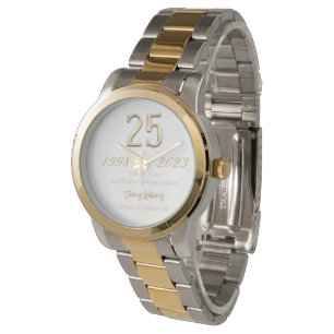 Custom Year Thanks 25th Anniversary Employee Work  Watch