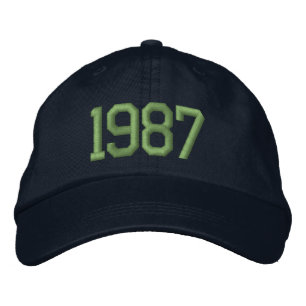 Custom Year Vintage Milestone Birthday Gift Embroidered Hat