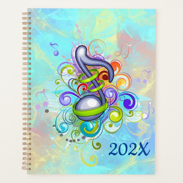 Custom Yearly Musical Planner (Front)