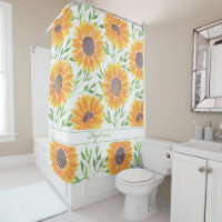 Custom Yellow Sunflower Pattern