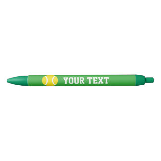 Custom yellow tennis ball sports pen | Add text