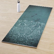 Custom yoga mat mandala