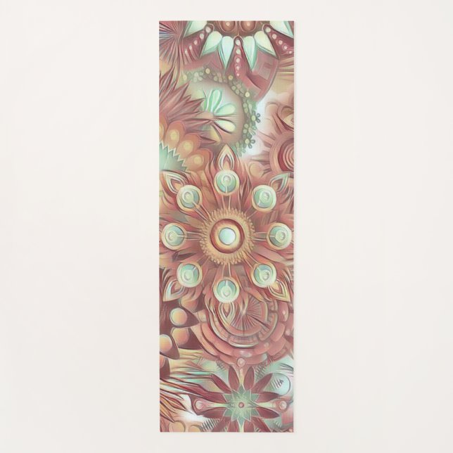 Custom yoga mat mandala (Front)