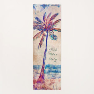 Custom yoga mat Palm tree